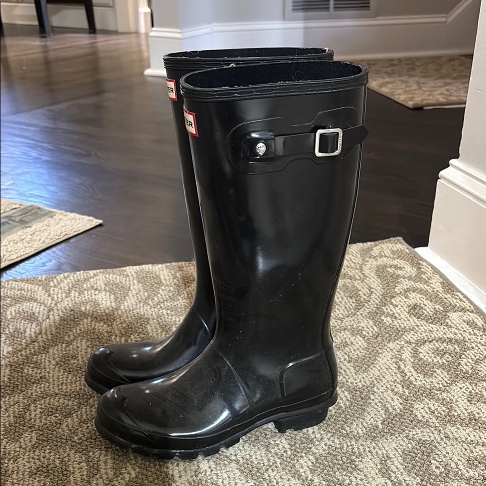 Hunter Black Rain Boots
